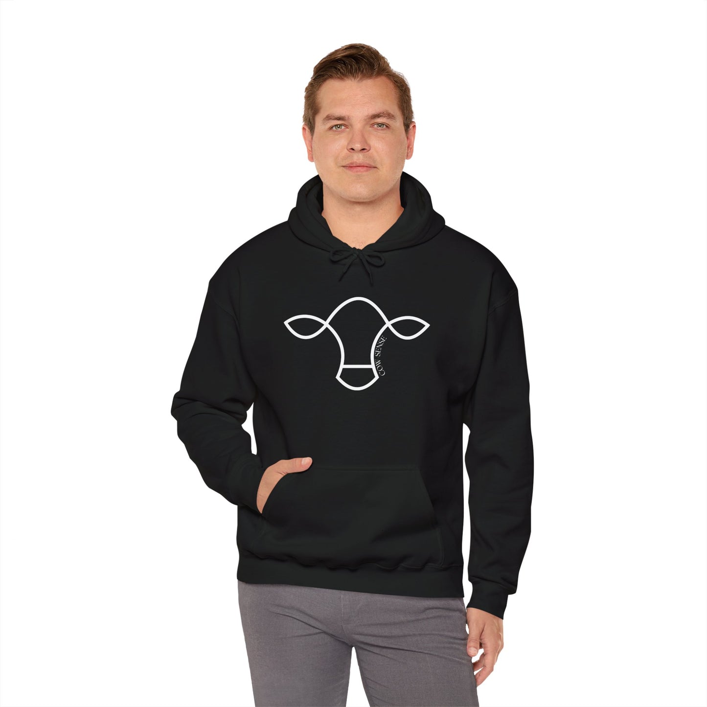 Cow-Sense Logo Hoodie
