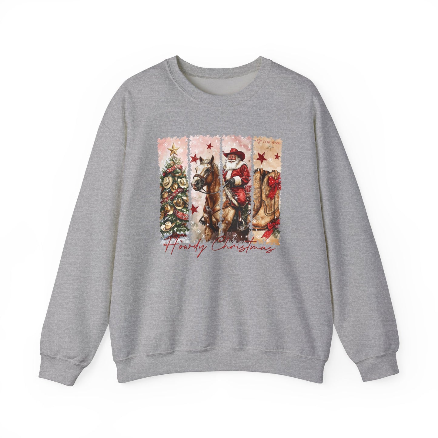 Cowboy Christmas Crewneck Sweatshirt