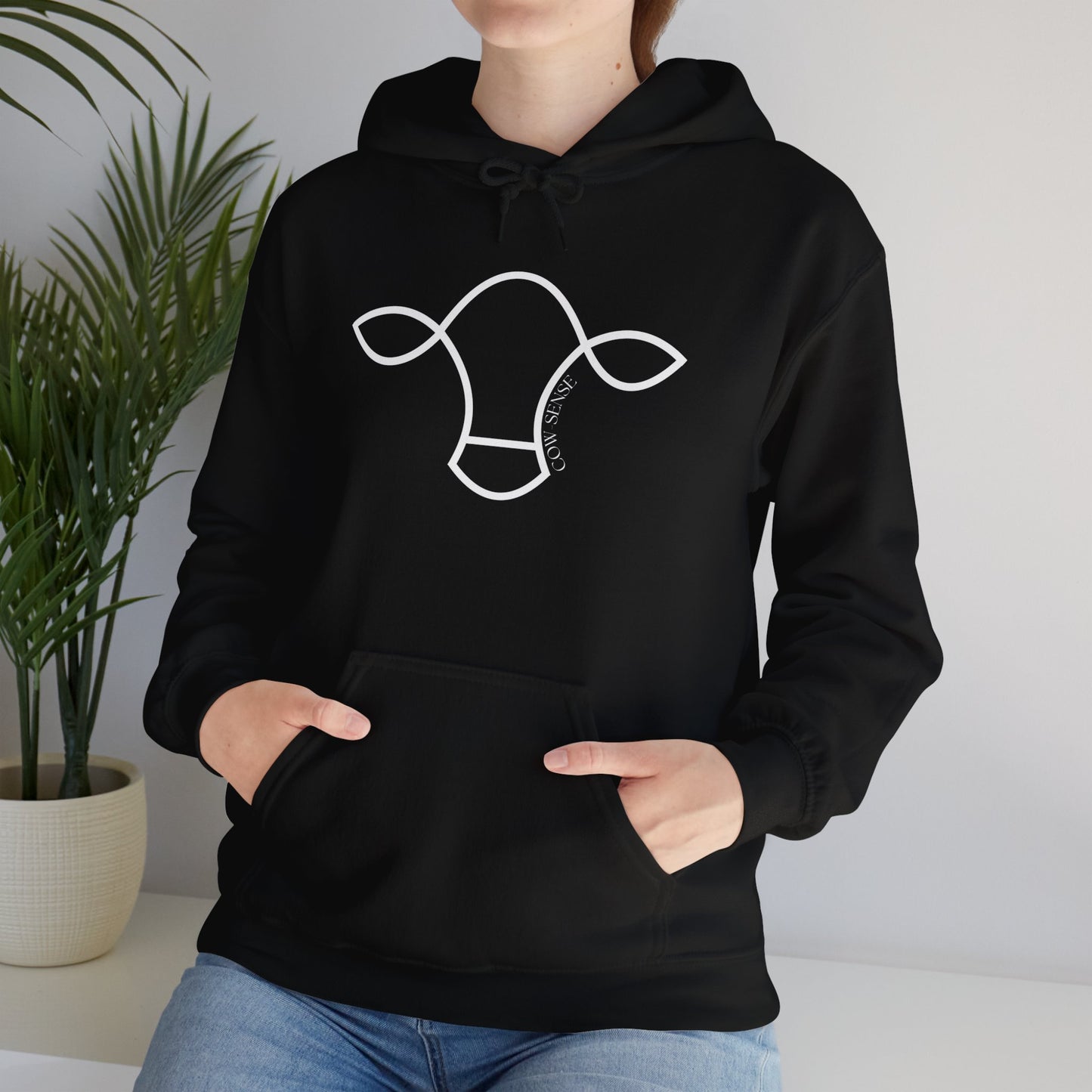 Cow-Sense Logo Hoodie