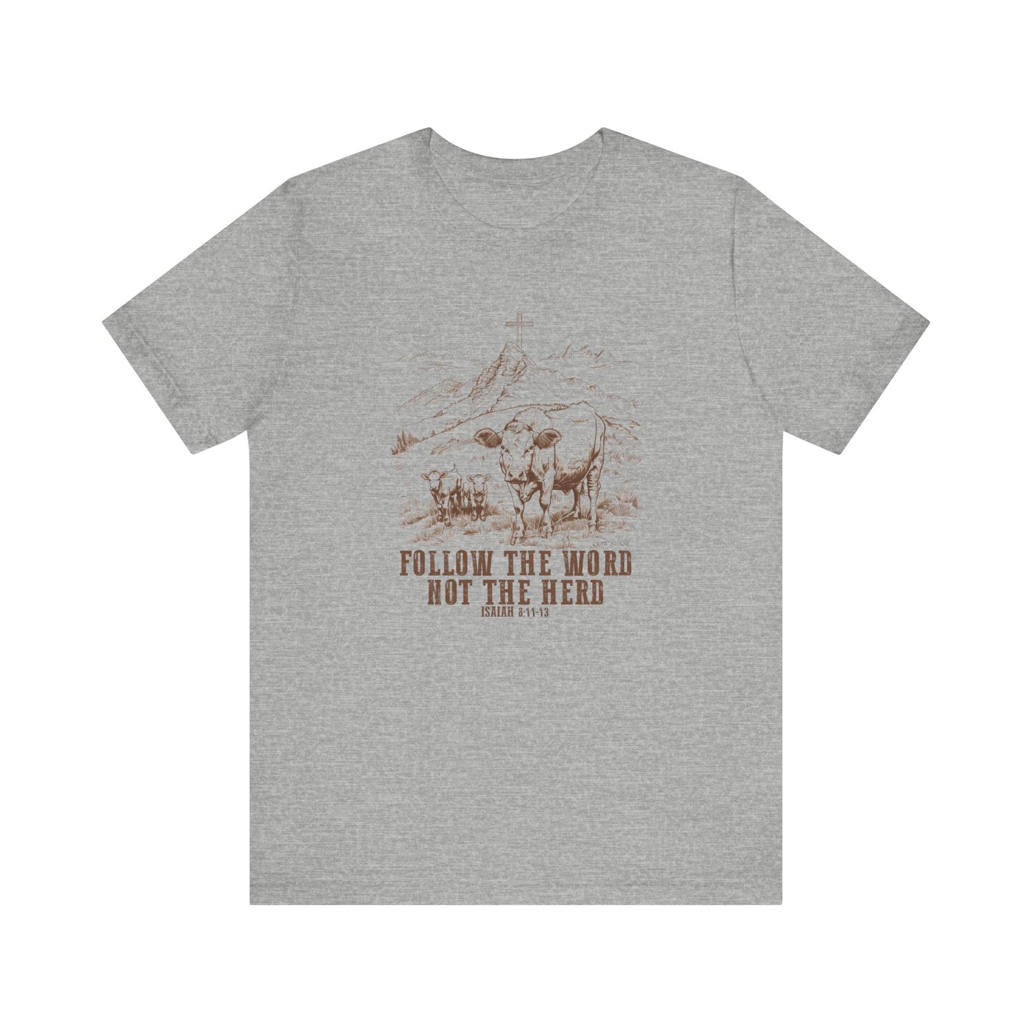 Follow the Word Jersey Short Sleeve Tee