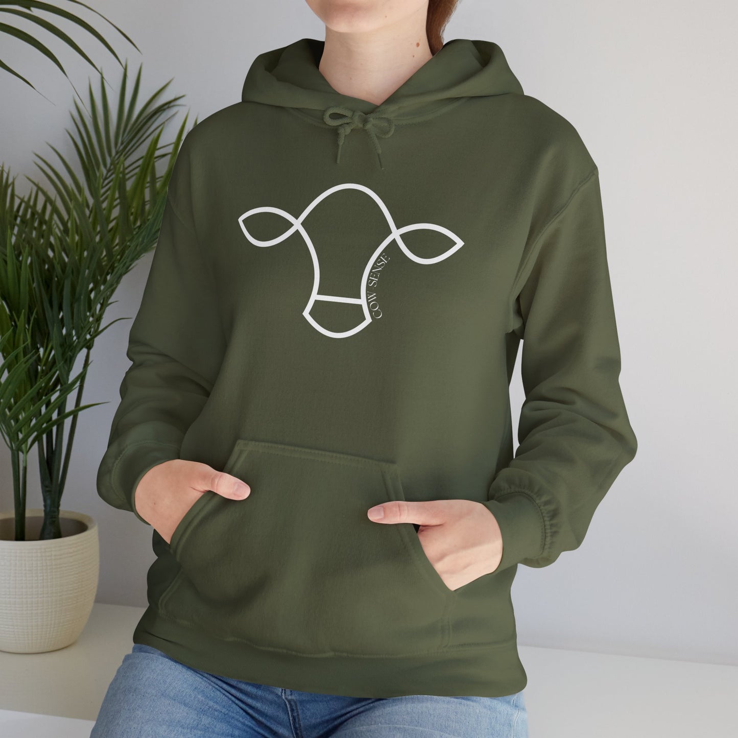 Cow-Sense Logo Hoodie