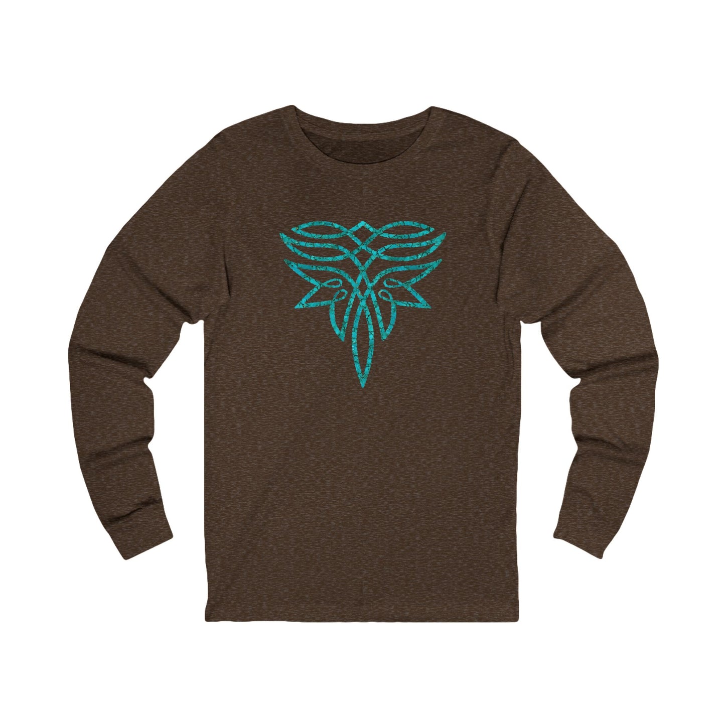 Turquoise Boot Stitch Long Sleeve Tee