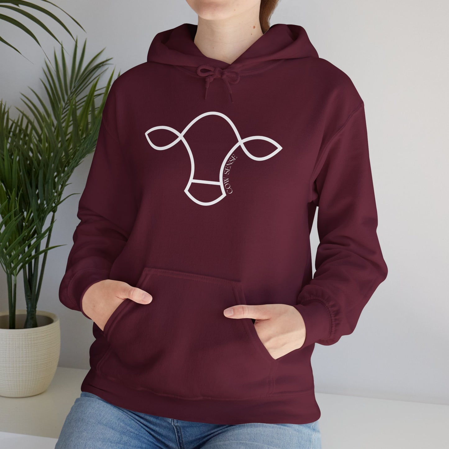Cow-Sense Logo Hoodie