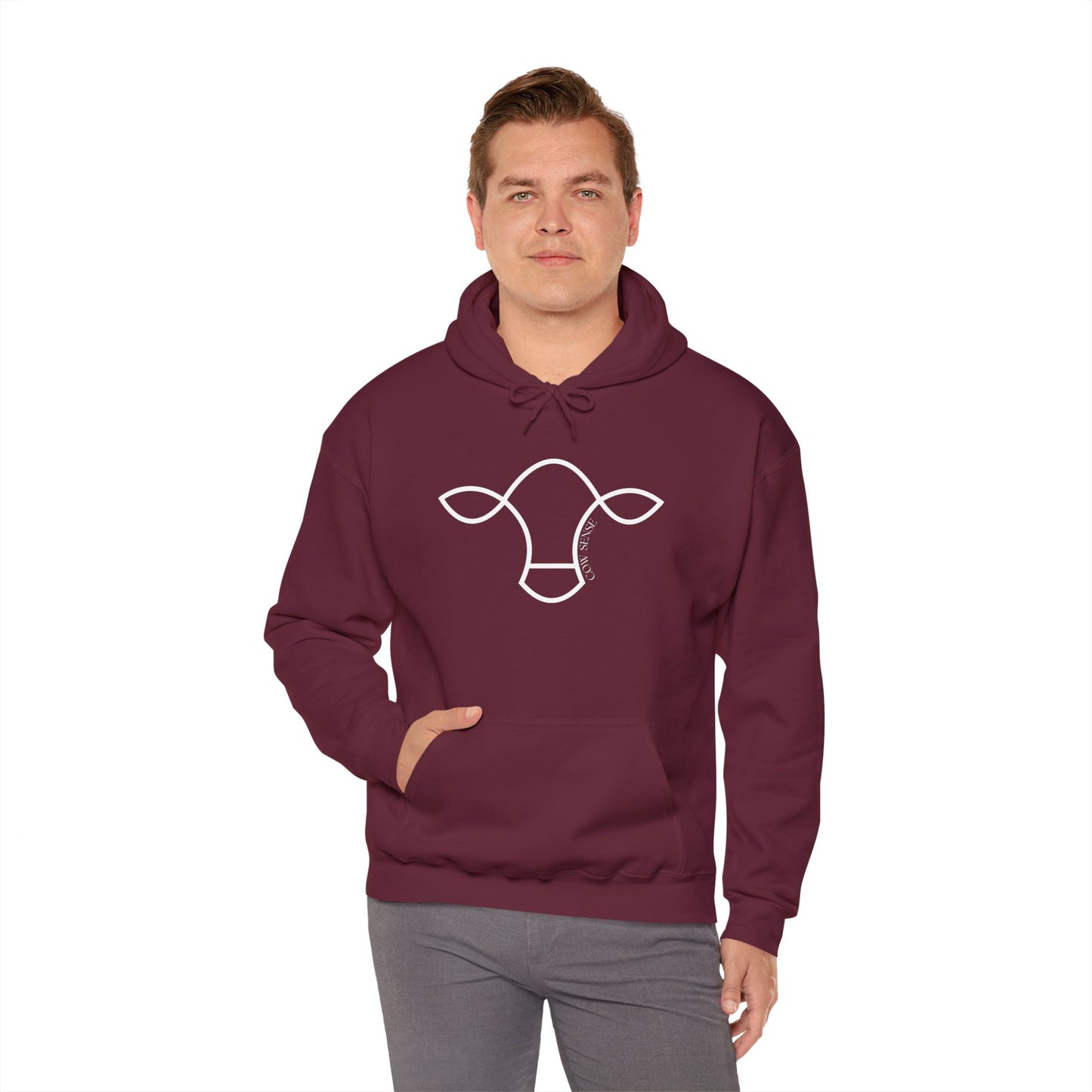 Cow-Sense Logo Hoodie