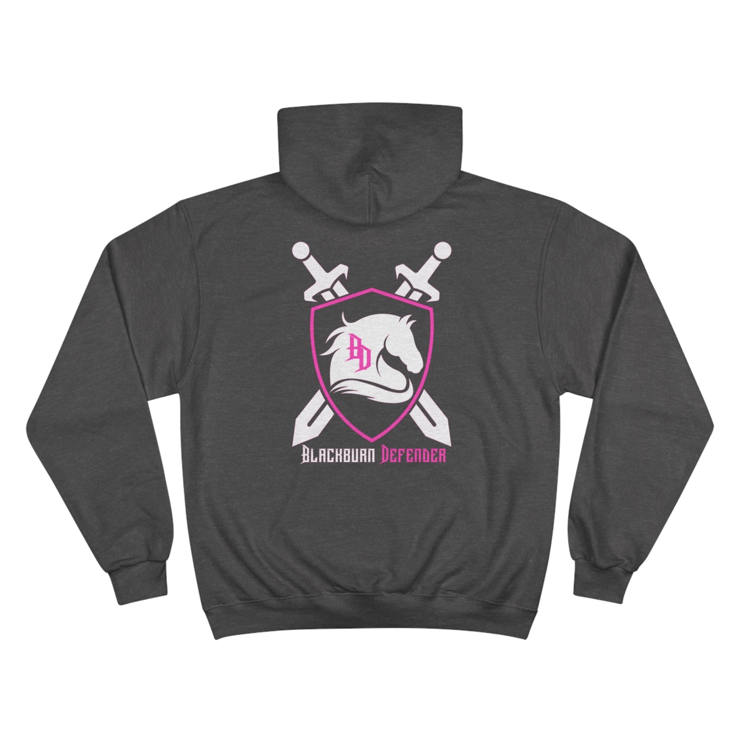 Blackburn Defender Hoodie - Pink Logo