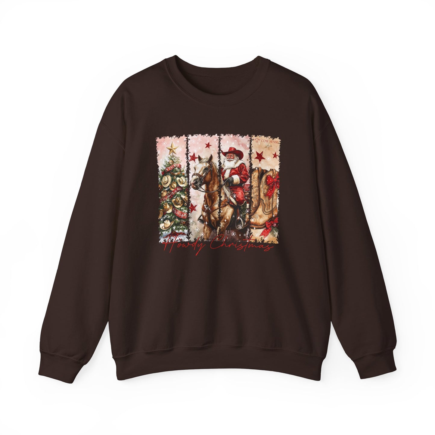 Cowboy Christmas Crewneck Sweatshirt