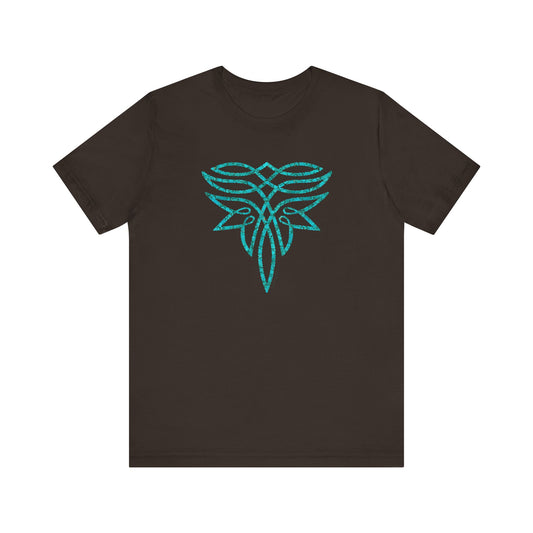 Turquoise Boot Stitch Short Sleeve Tee