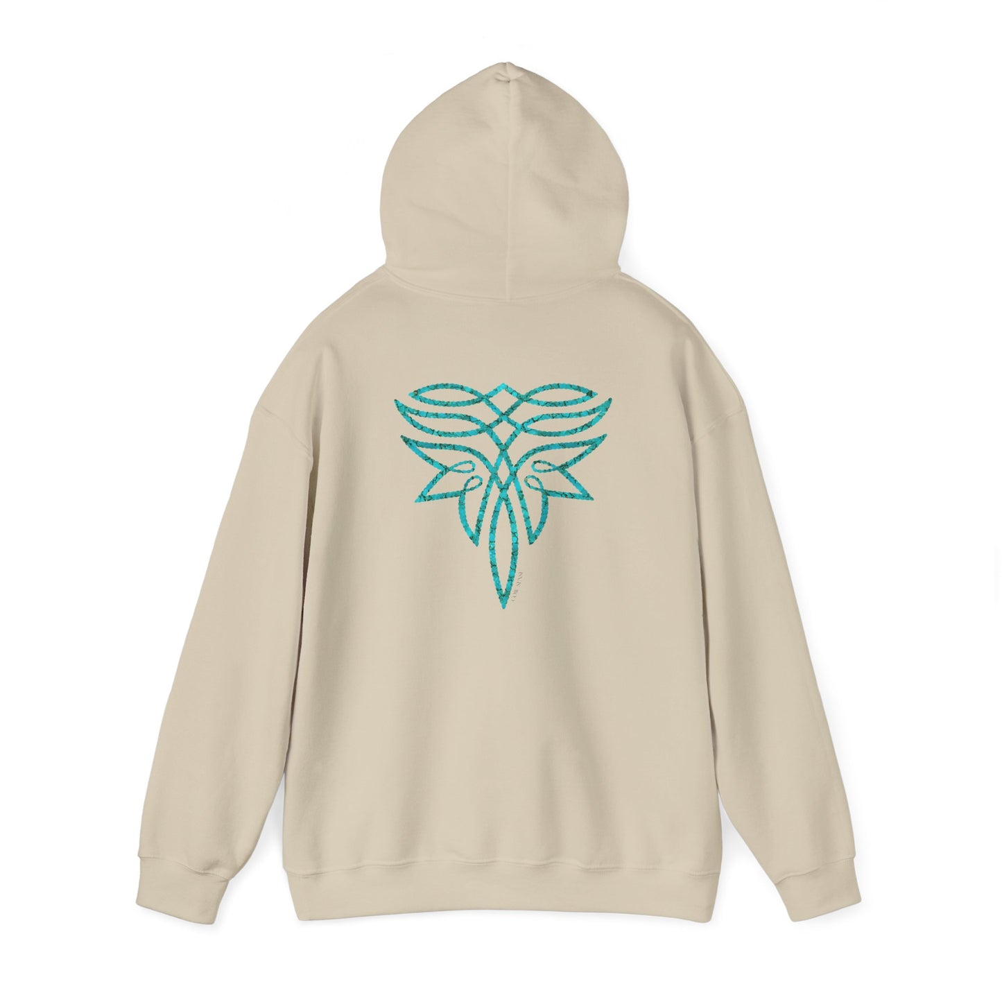 Turquoise Boot Stitch Hoodie