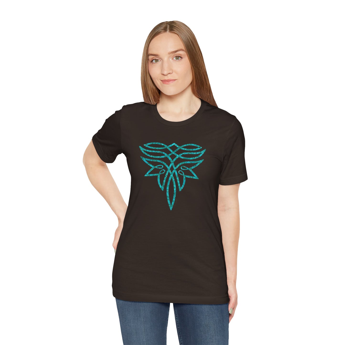 Turquoise Boot Stitch Short Sleeve Tee