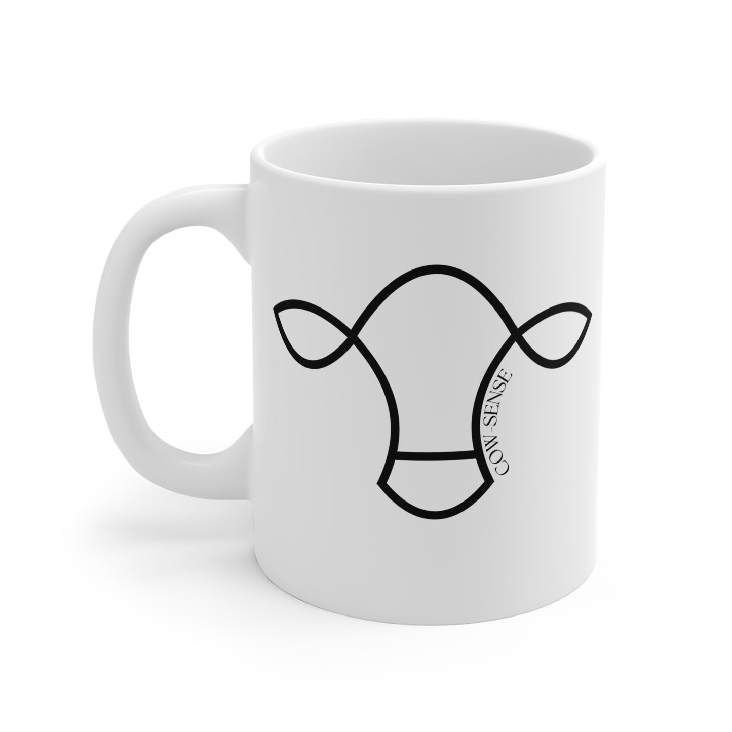 "Cow Sense" Logo Coffee Mug