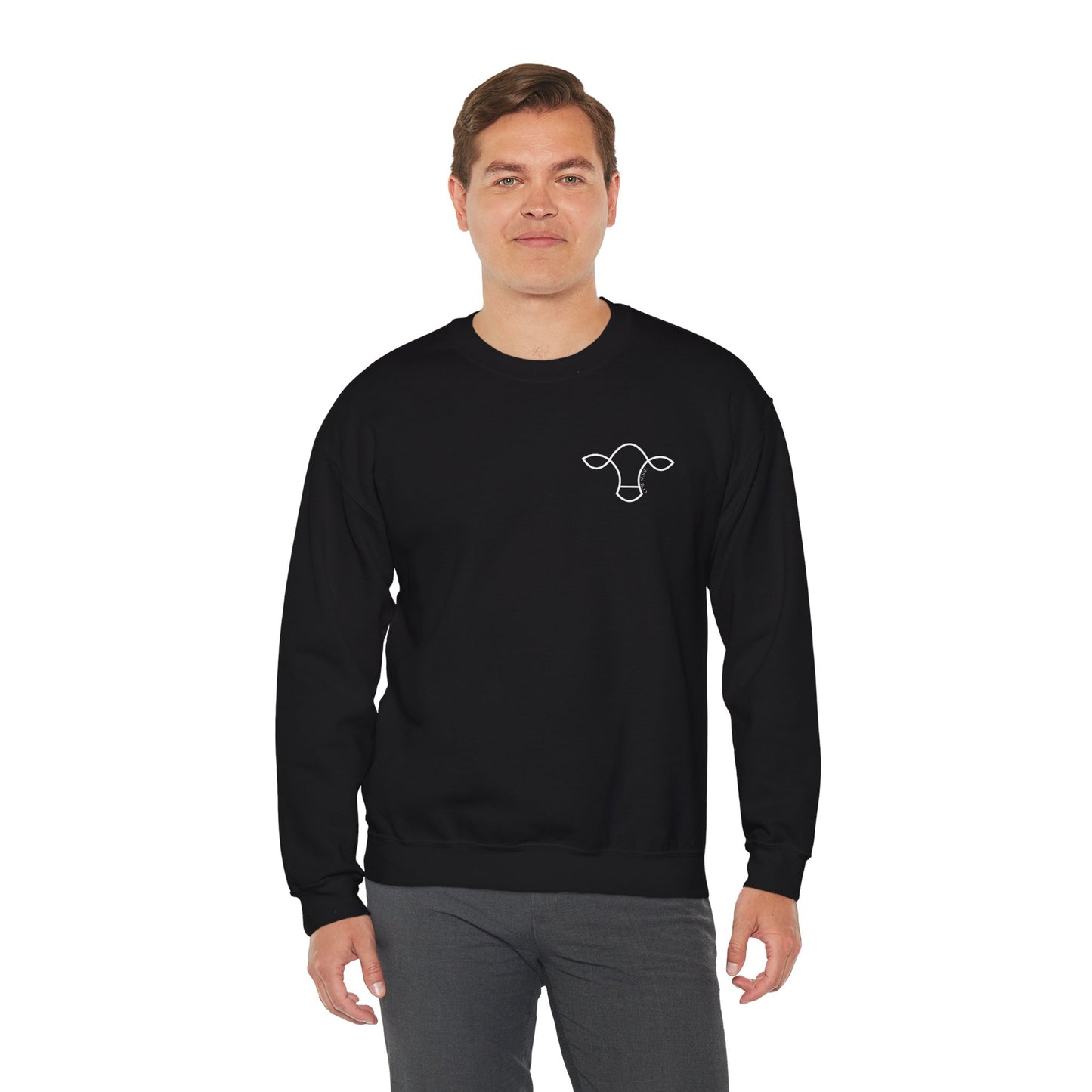 Cow-Sense Logo Crew Neck