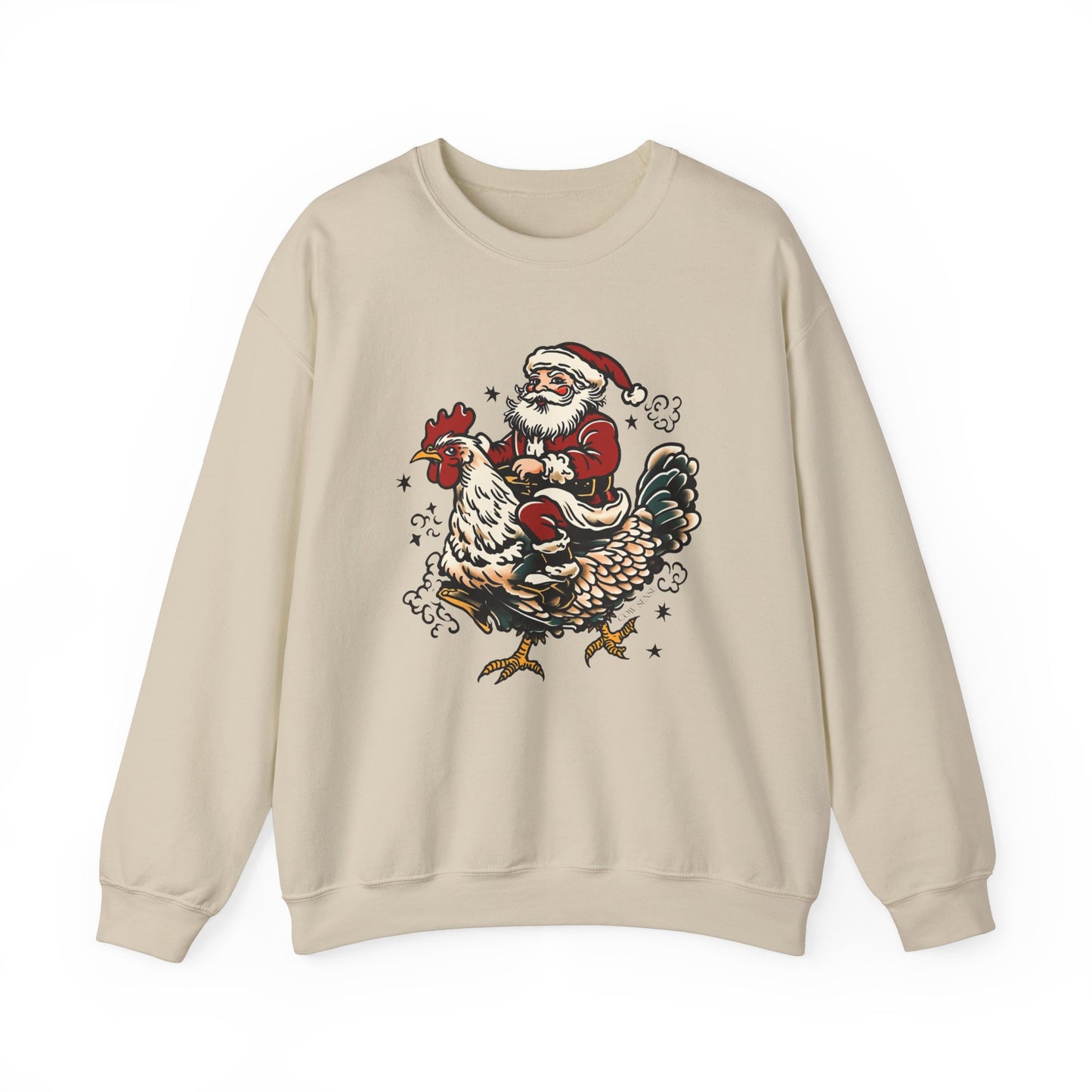 Christmas Chicken Crewneck Sweatshirt