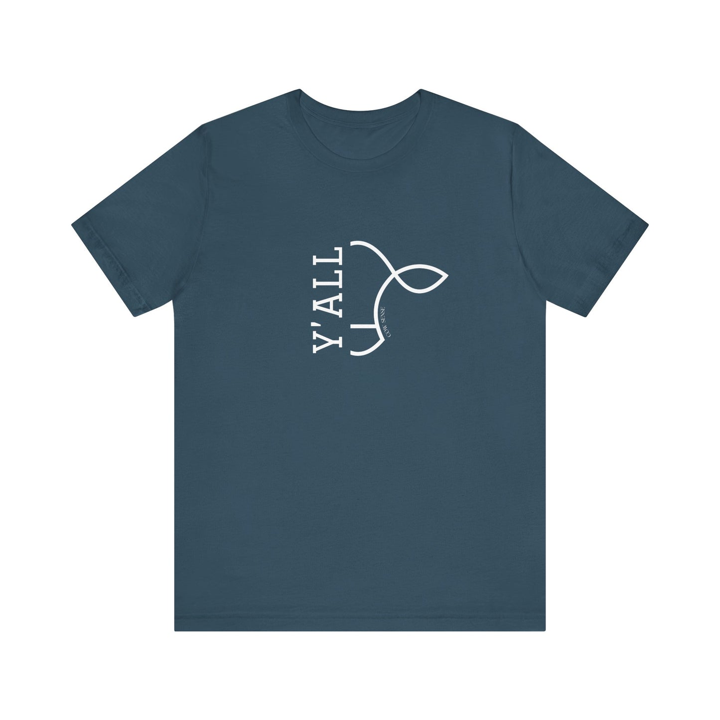 Cow-Sense Logo "Y'all" T-Shirt