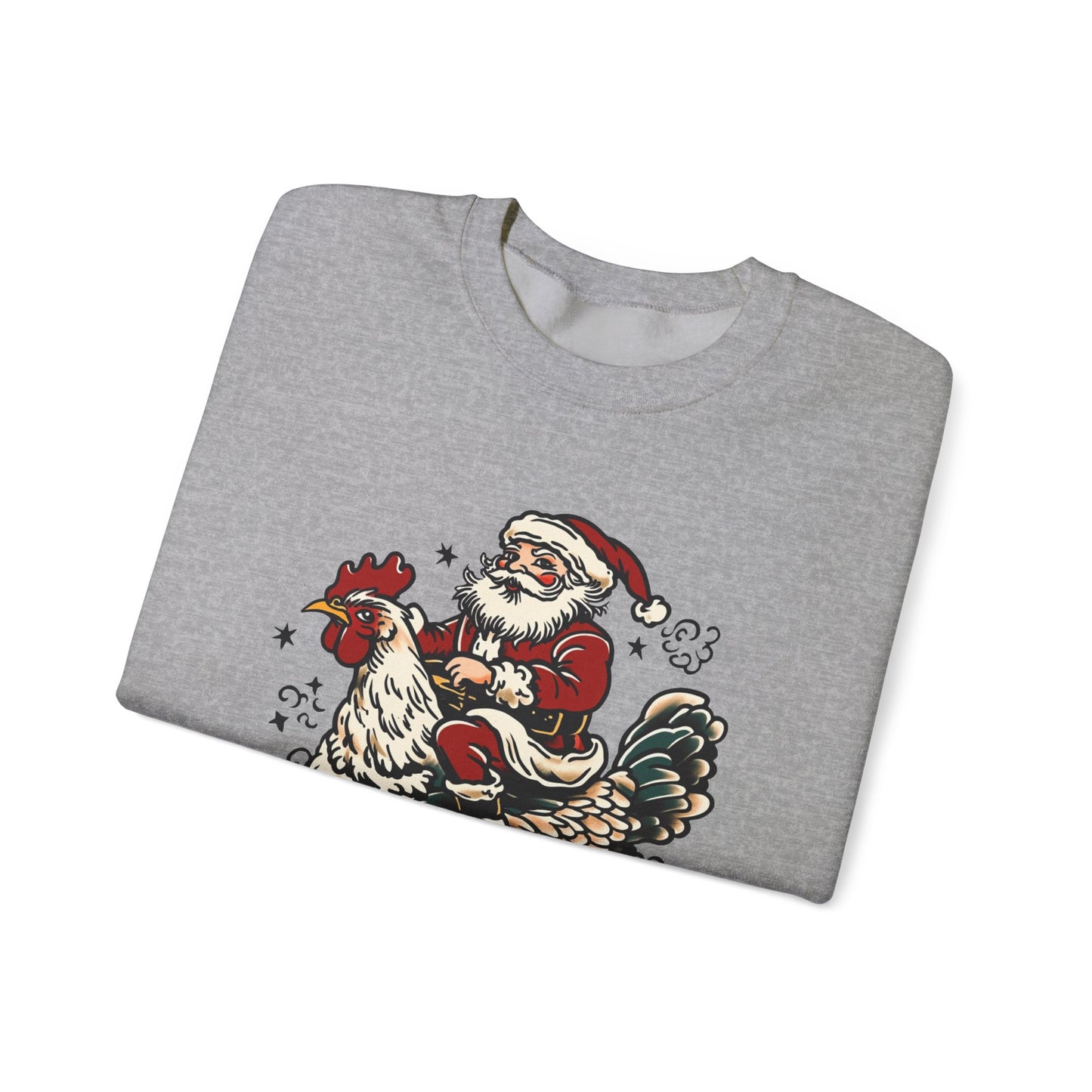 Christmas Chicken Crewneck Sweatshirt