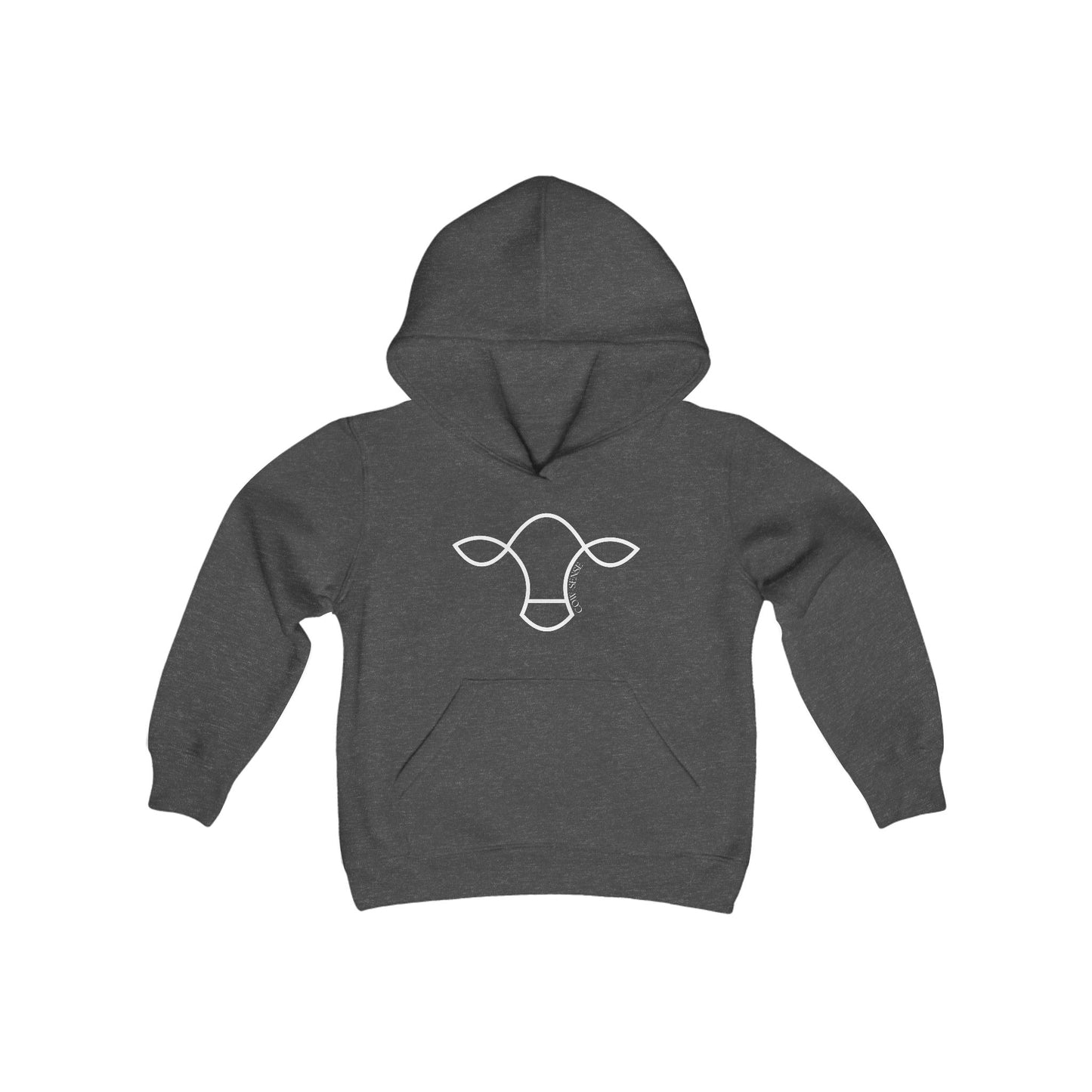 "Cow-Sense" Logo Hoodie - Youth