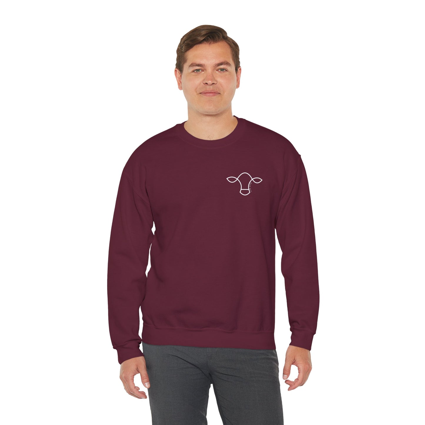 Cow-Sense Logo Crew Neck