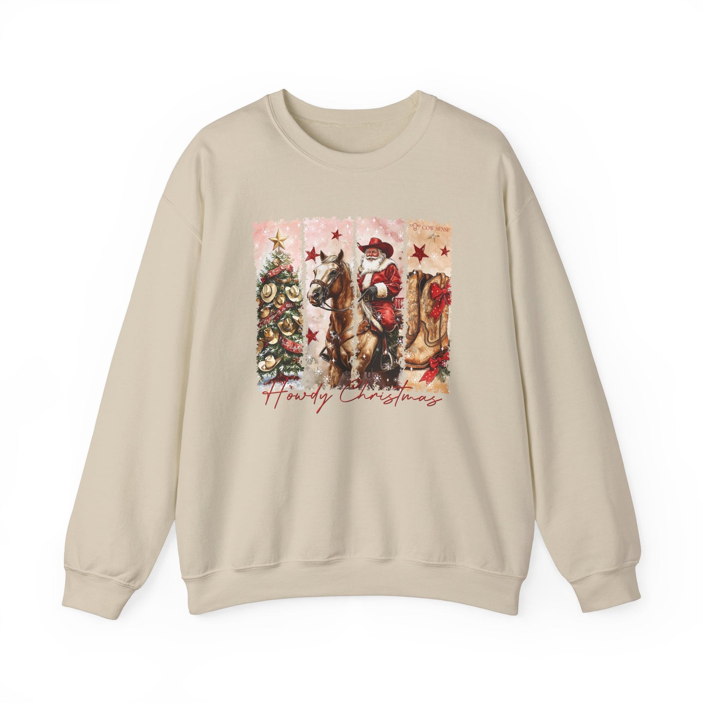 Cowboy Christmas Crewneck Sweatshirt