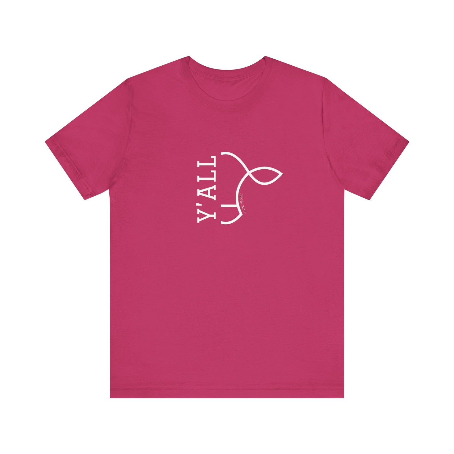 Cow-Sense Logo "Y'all" T-Shirt