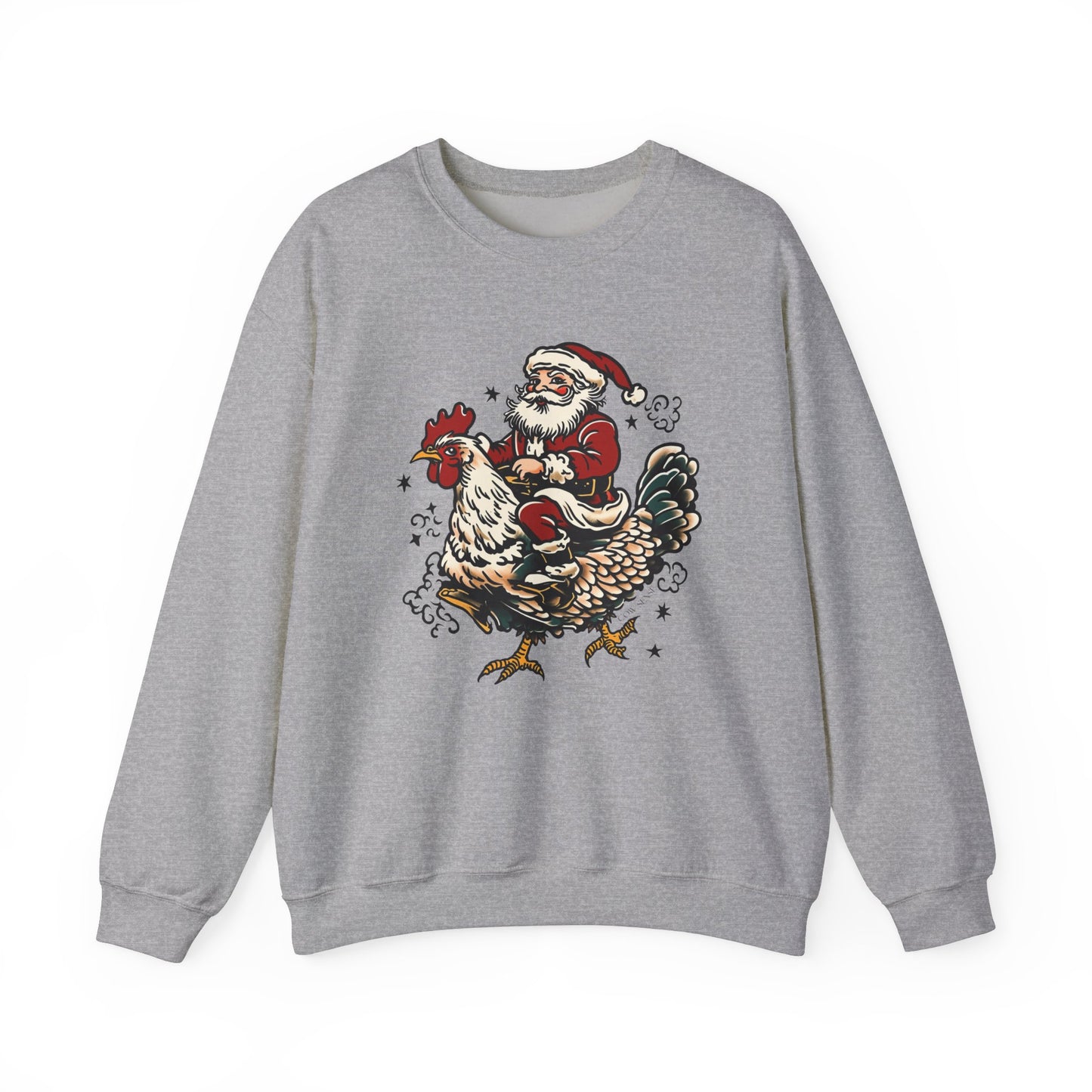 Christmas Chicken Crewneck Sweatshirt