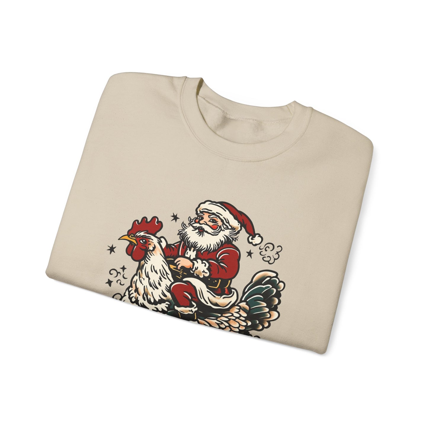 Christmas Chicken Crewneck Sweatshirt