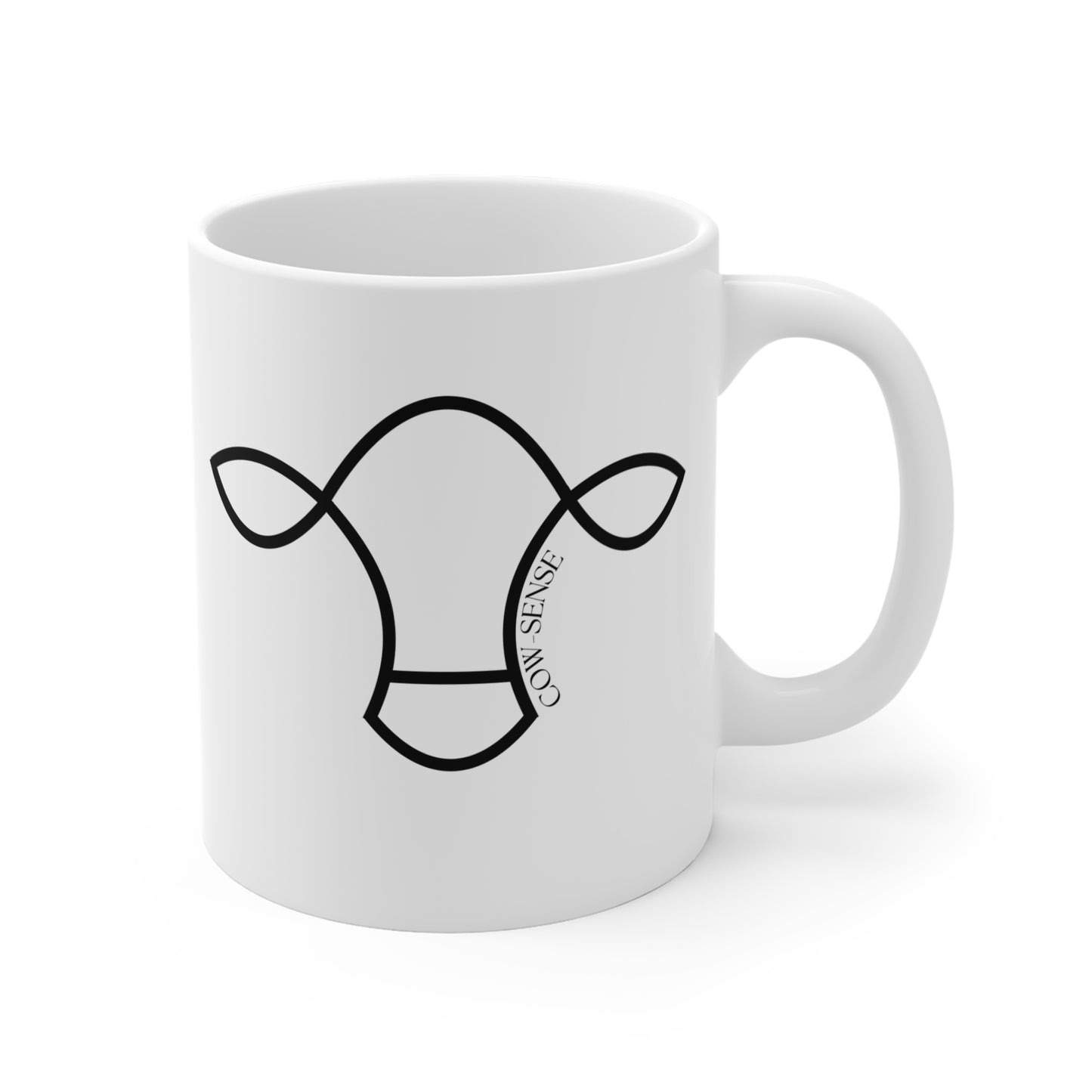 "Cow Sense" Logo Coffee Mug