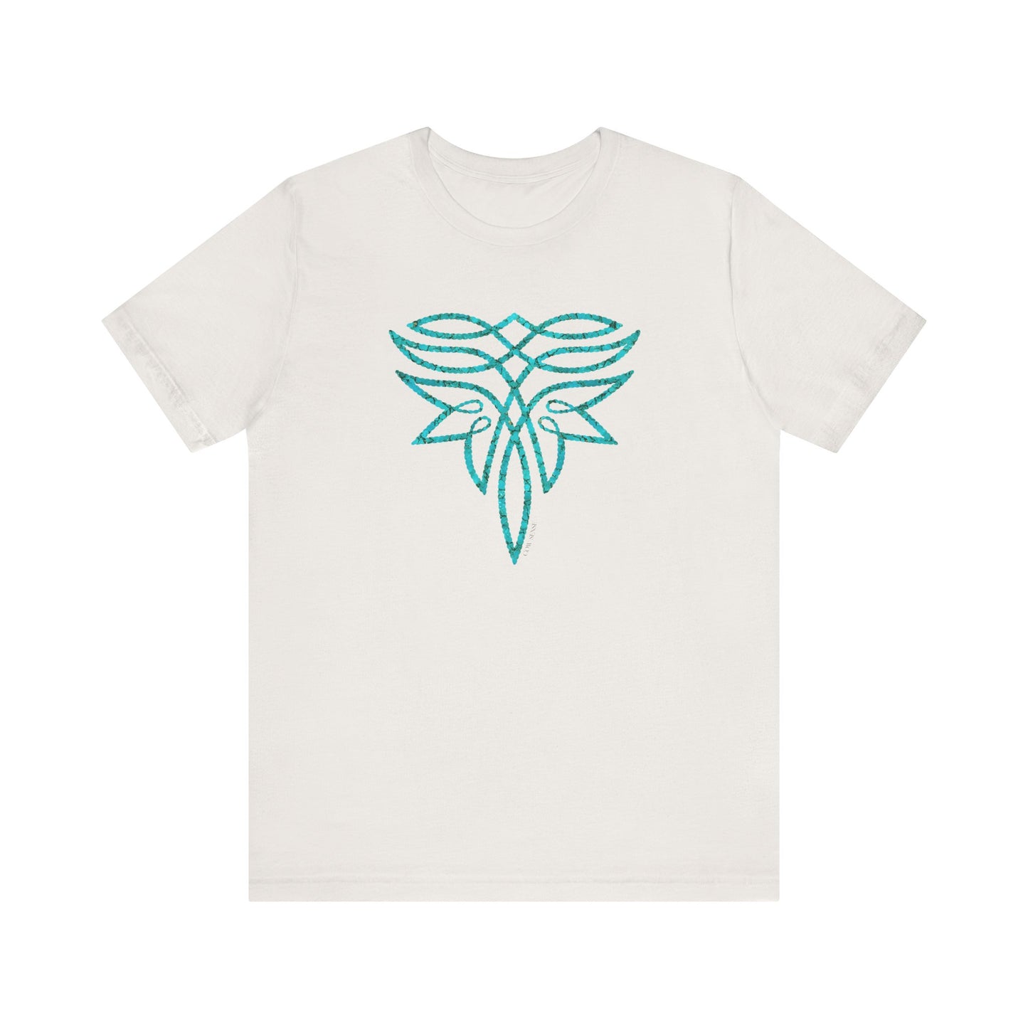 Turquoise Boot Stitch Short Sleeve Tee