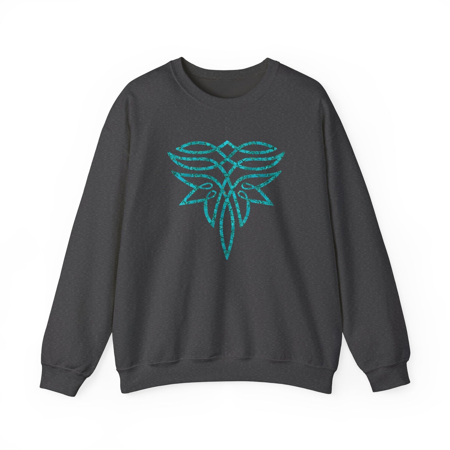 Turquoise Boot Stitch Crewneck Sweatshirt